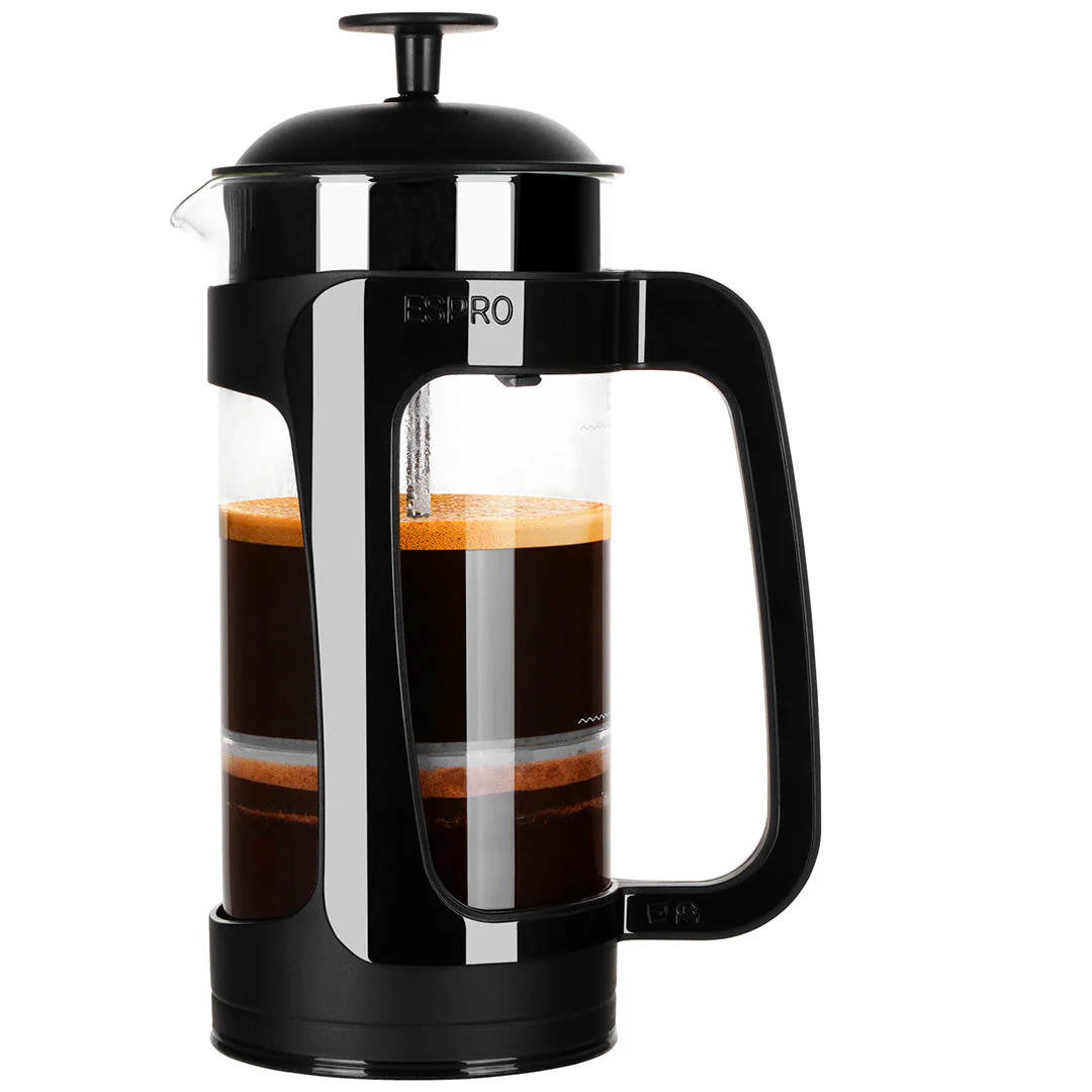 ESPRO P3 French Press Coffee Maker - Black (18oz) - Image 4