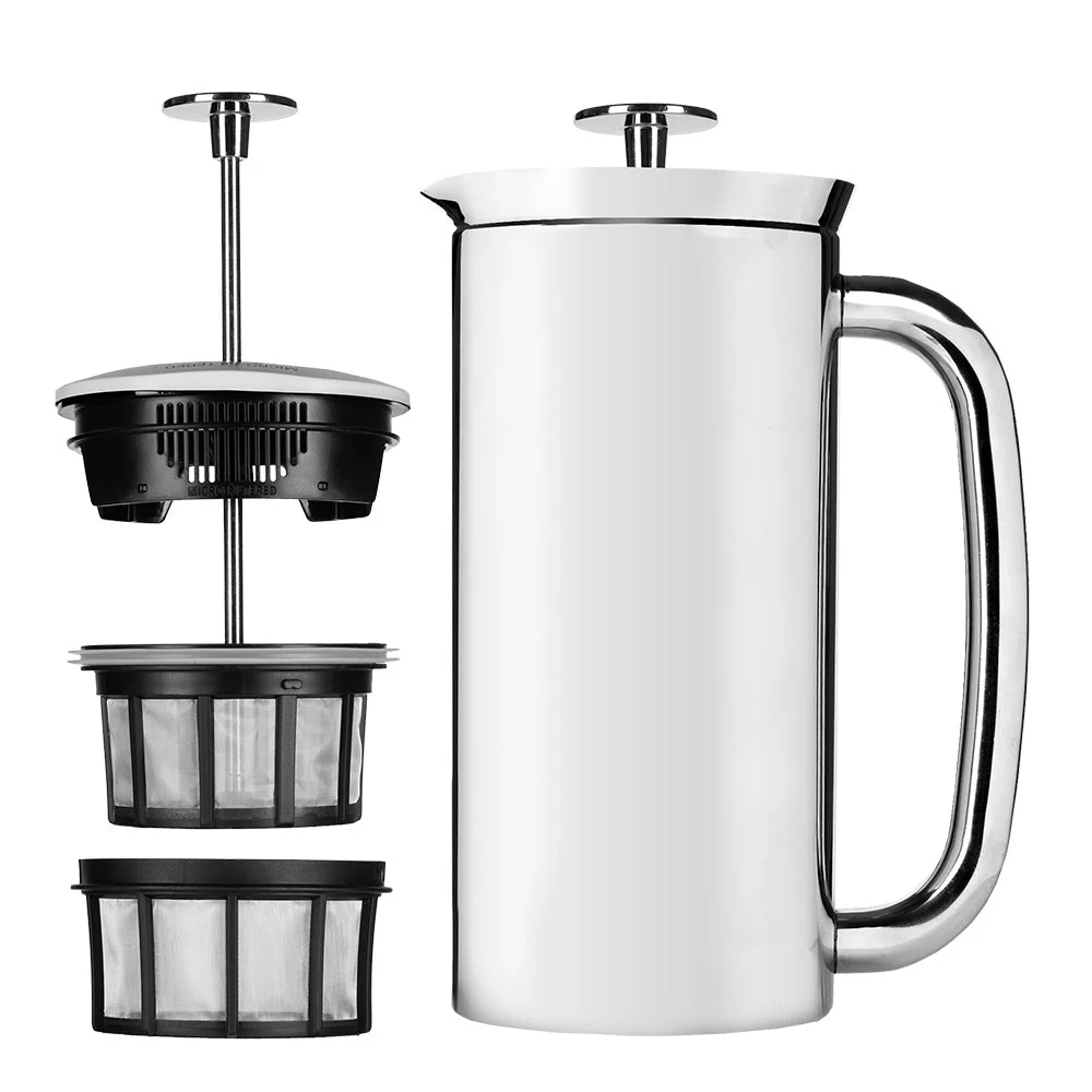 ESPRO P7 French Press Coffee Maker - Polished (32oz) - Image 3