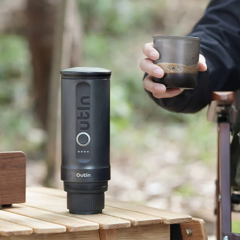 OutIn Nano Portable Espresso Machine (Space Grey) - Image 9